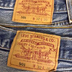 Levis 501 Jeans Mens - Two Pairs
