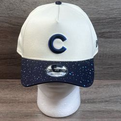 New Era Chicago Cubs Hat Mens 9FORTY A-Frame Snapback Speckle Baseball NEW