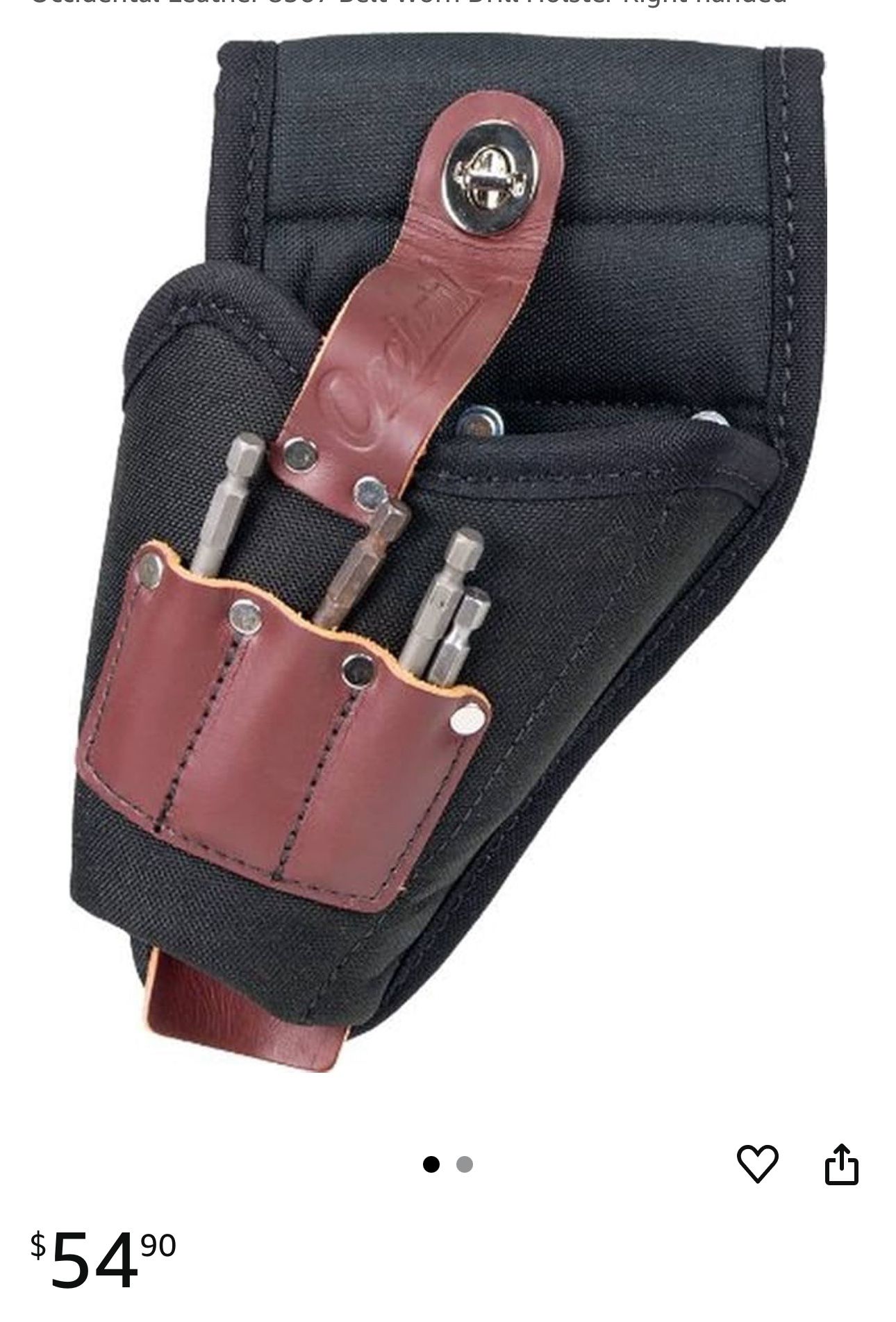Occidental Leather Drill Holster