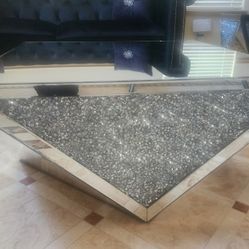 Square Crystal Coffee Table 