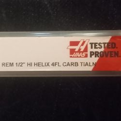 hass 03-0671 rem 1/2" hi helix 4FL  CARBIDE TIALN BIT