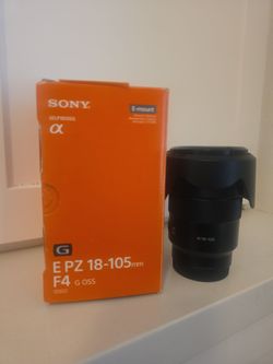 Sony E PZ 18-105mm F4 G OSS Lens