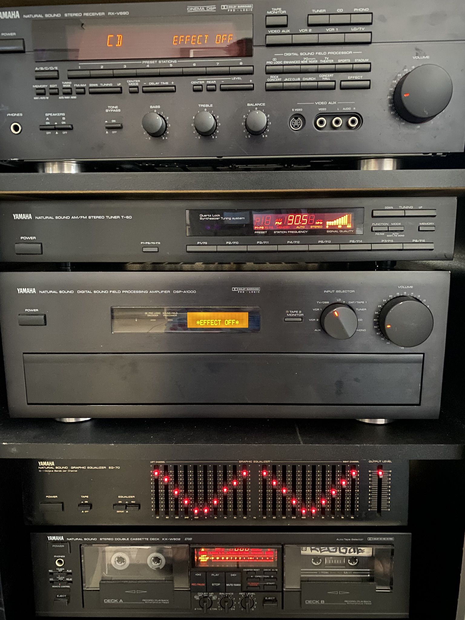YAMAHA DSP-A1000 Audiophile Amplifier VINTAGE