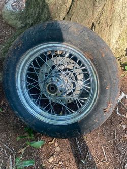 Harley tire and rim