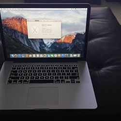 MacBook Pro 15” 2.2 i7 16GB Ram 256GB SSD