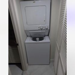 washer and dryer stacked