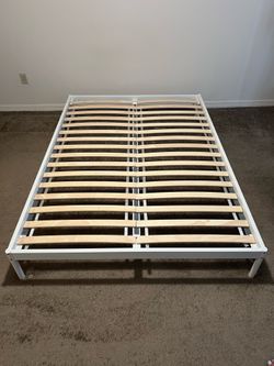 IKEA Full/Double Bed Frame with Slatted Bed Base