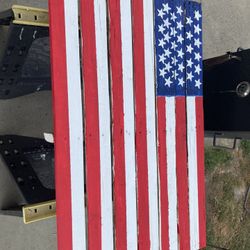 American Flag Pallet