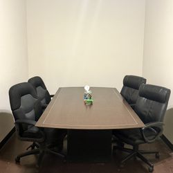 Wooden Conference Table 