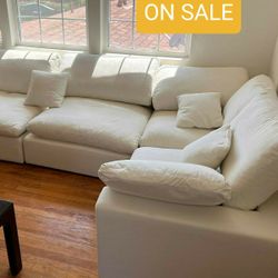 Modular Sectional Couch Sofa With Ottoman 