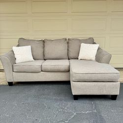Gray Reversible Ashley Furniture Sectional Couch Sofa