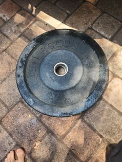 4x 10 Lb Rubber Barbell Weights