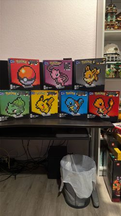New Pokemon MEGA Bloks Pixel Complete Set