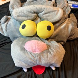 Polyester plush novelty hat, Universal Studios The Simpsons Itchy & Scratchy Show Scratchy character