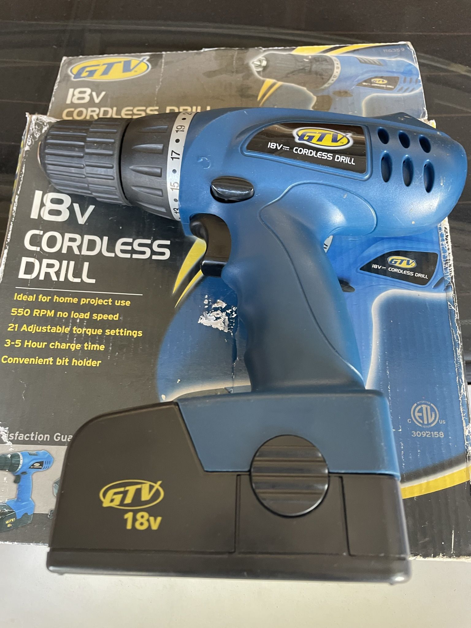 GTV 18v cordless Drill