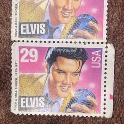 KGStamp RARE MNH SC# 2721 ELVIS STAMP Color Shift Error BLACK & YELLOW 1993 Mint