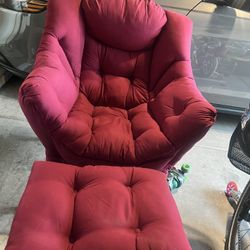 Lazy Chair with Ottoman