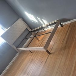 Full Size Bed aeadboard and fadded frame 
