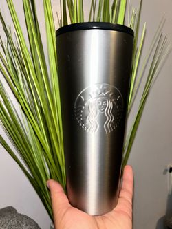 Starbucks 24oz Stainless Steel Tumbler Siren Logo Silver Cold Cup 2022