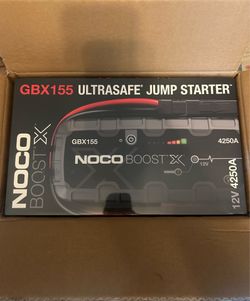 Noco GBX155 ULTASAFE JUMP STARTER $300 OBO