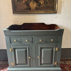 🌼Refinished Dry Sink / Bar / Buffet Cabinet 