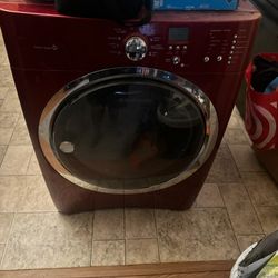 Electrolux stainless steel , red heavy duty , electric clothes dryer works good 90 Day  Warranty  Free Delivery 