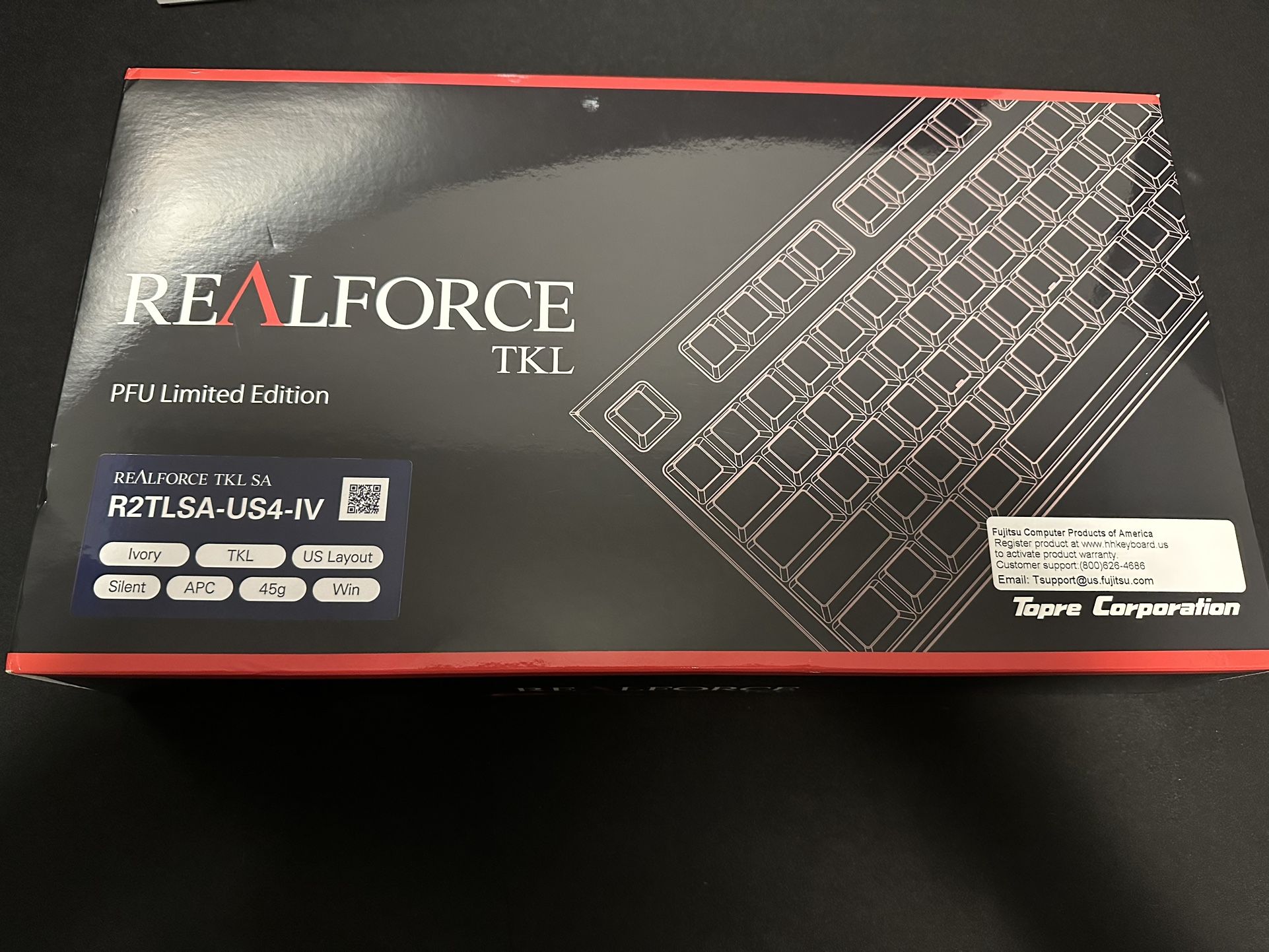 中古】東プレ REALFORCE R2 テンキーレス「PFU 悔し Limited Edition 
