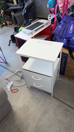 Small Nightstand with outlet