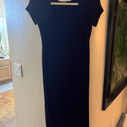 Super Soft Double Lined Tshirt Midi Dress