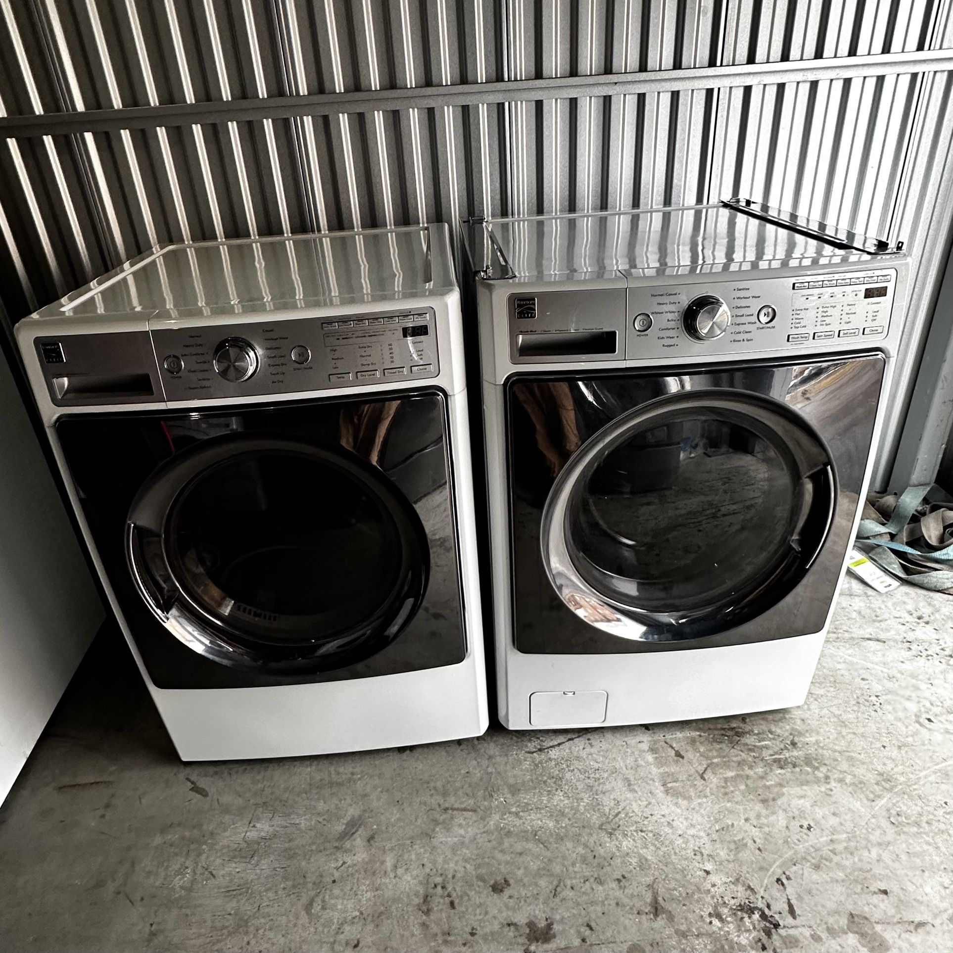 Kenmore Front Load Washer And GAS dryer Set