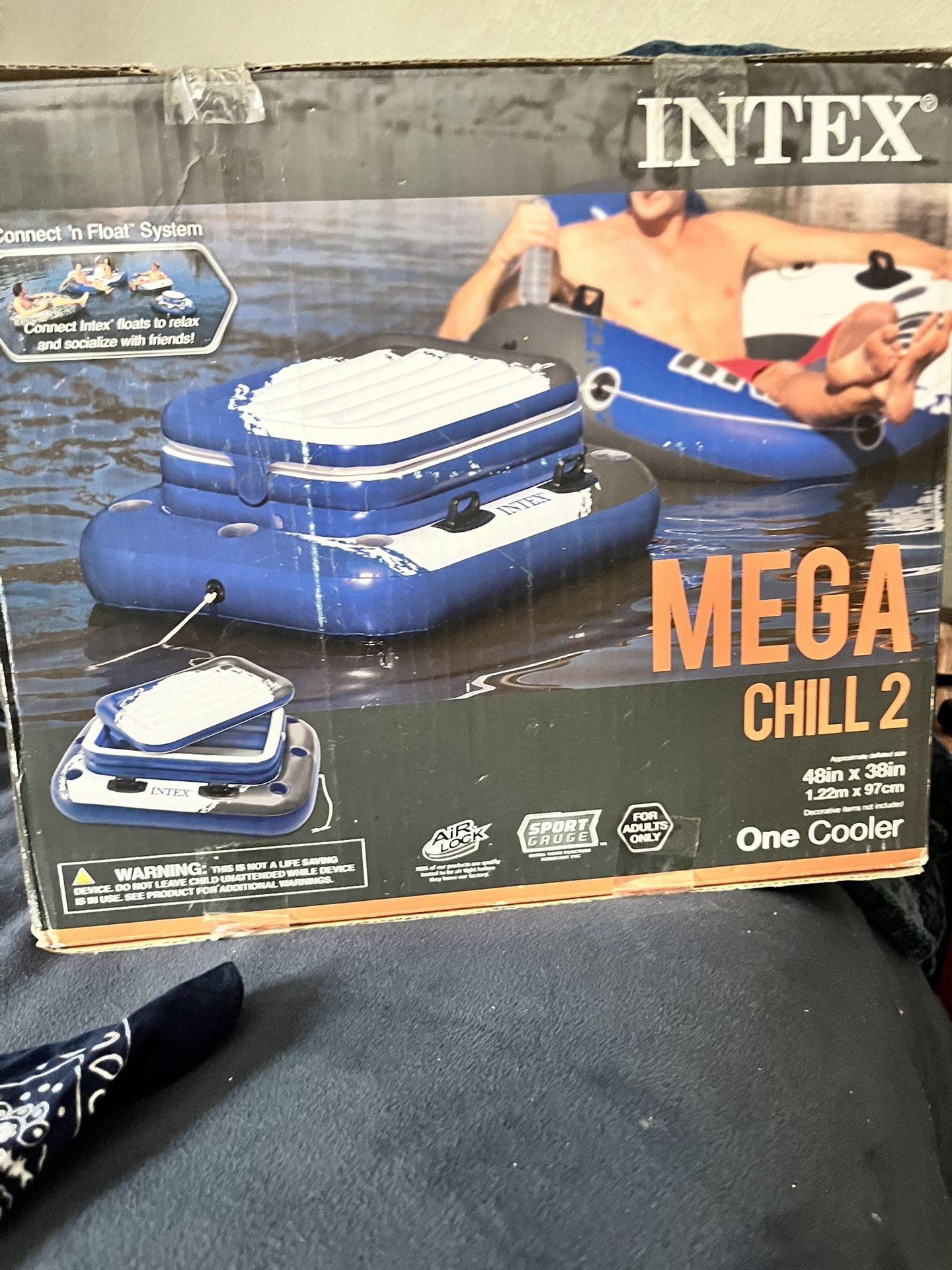 INTEX Mega Chill II Inflatable Floating Beverage Cooler