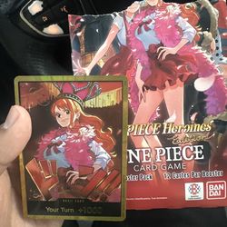 One piece- DON!! Card (Nami) (Gold)