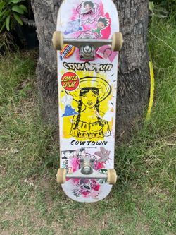 Used skateboard