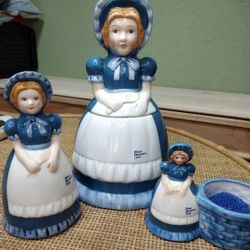 Vintage Blue Bonnet Sue Accessories 3-pc Set