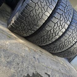 4 used tires Lt37x12.50r20 Falken Wldpeak AT3 $350.00
