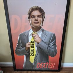 Dexter Framed Canvas Movie Poster
