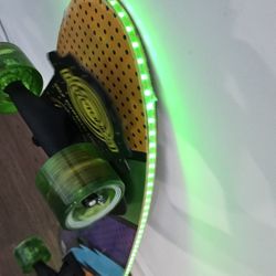 Kryptonics 30" Complete Cruiser Skateboard with Self Powered Light Up Technology