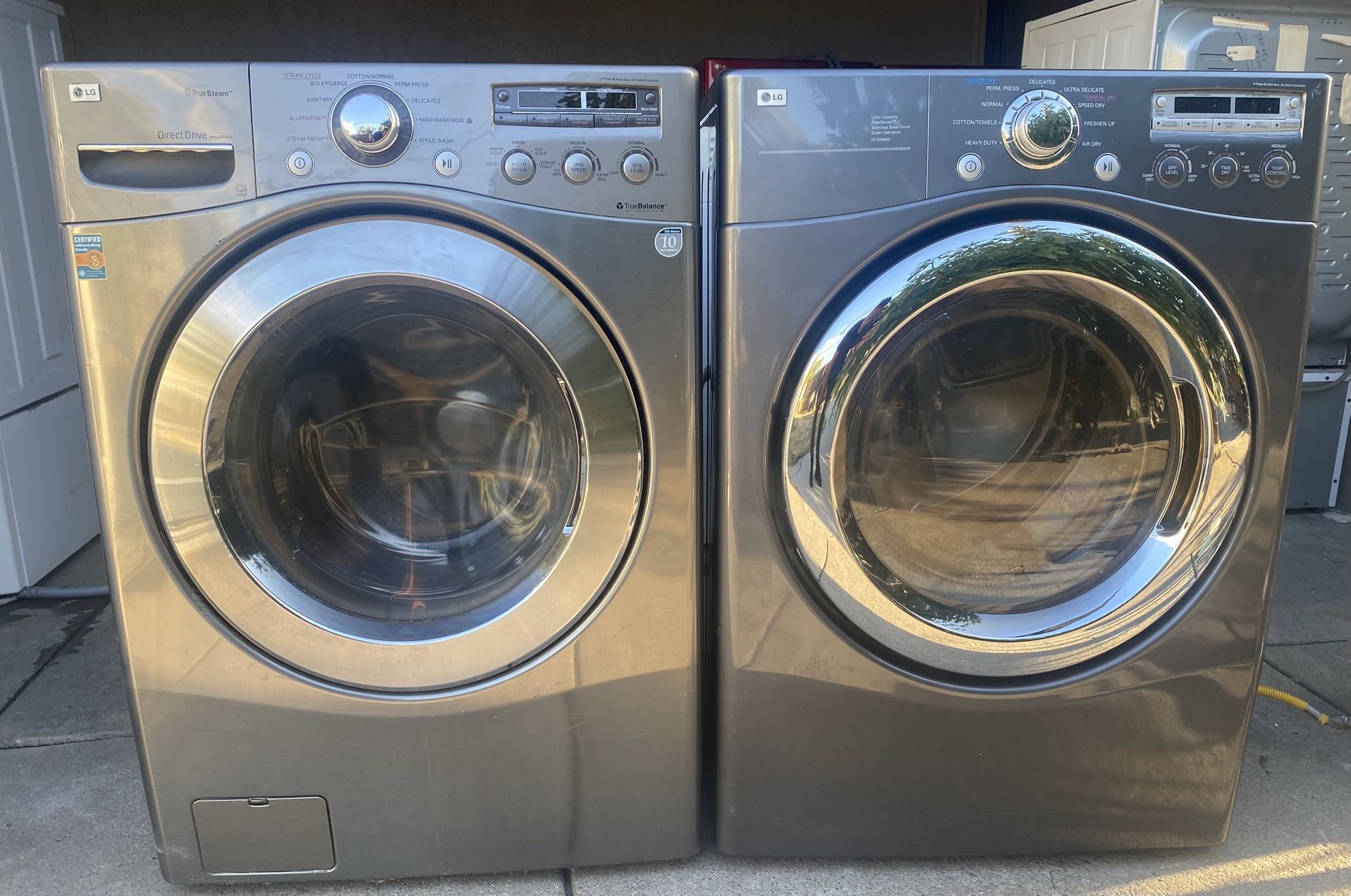 LG Washer And Gas Dryer