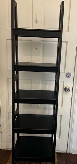 Black Ladder Bookshelf 5-Tier
