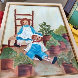 Raggedy Ann And Andy Painting