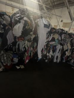 Bales Of Used Clothes 