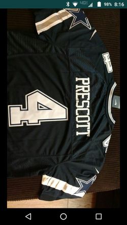 New Nike Prescott cowboys jersey men's L XXL women's S M