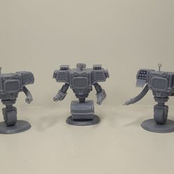 3D Printed Fallout New Vegas Securitron Miniatures