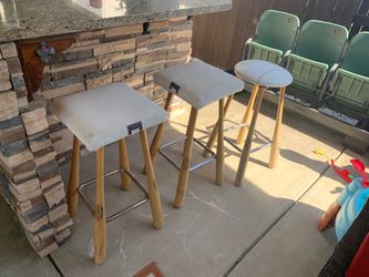 Baseball bat bat stools