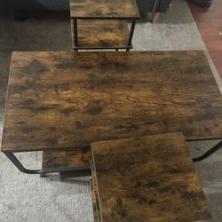 Coffee Table And 2 End Tables 
