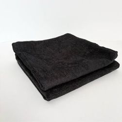 Set of TWO Black 20" x 20" Throw Pillow COVERS