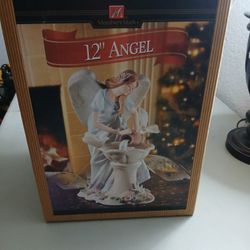 Member Mark Porcelain Angel 12" 