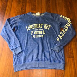 U.S. Vintage LongBoat Key, Florida Women’s Sweatshirt Size Medium *SHIPPING ONLY*