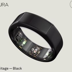 Oura Ring Gen 3 Heritage Black Size 9