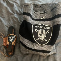 Raiders Belt Beer Holder And Backpack From Mex 